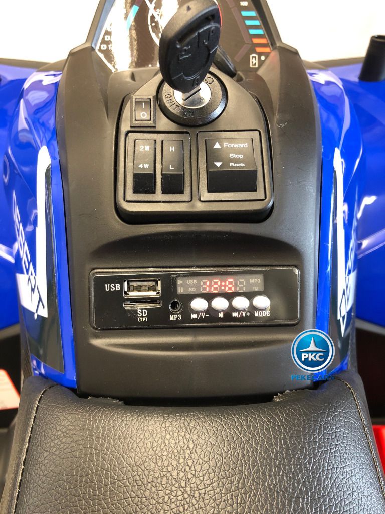 Quad electrico desert azul 12V 2.4G