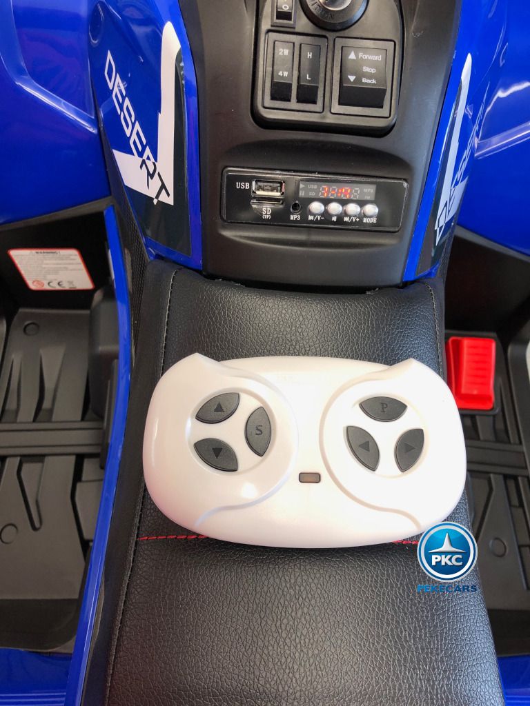 Quad electrico desert azul 12V 2.4G