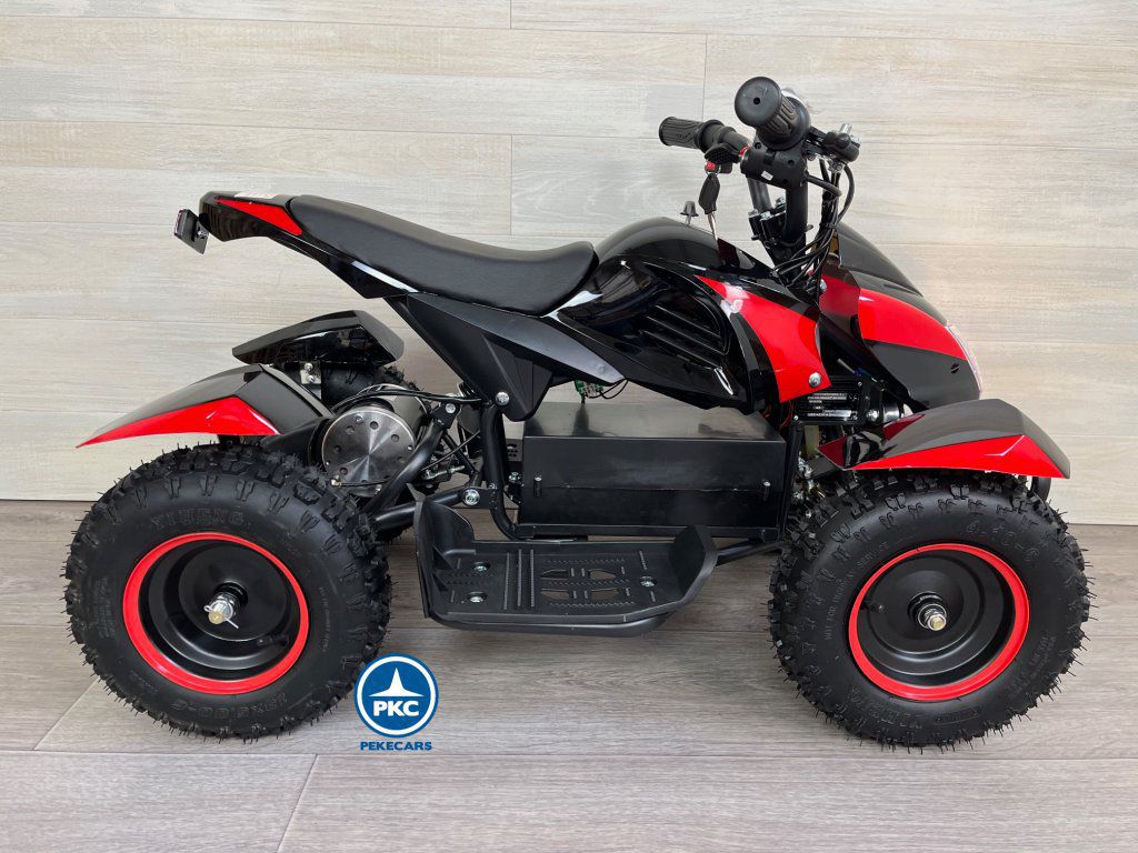 Quad electrico para niños Cobra 36V 800W Rojo lateral