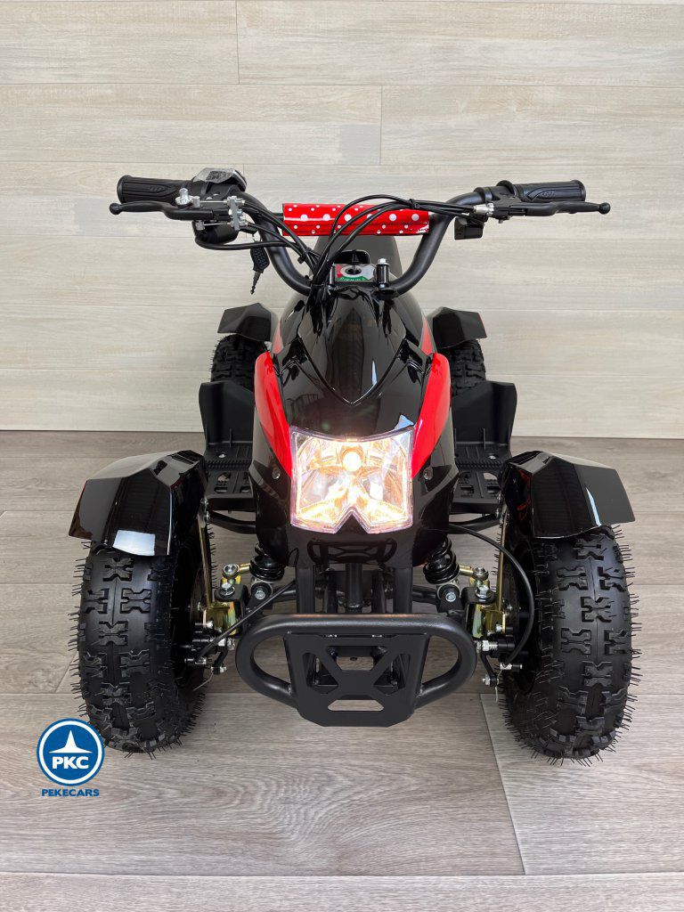 Quad electrico para niños Cobra 36V 800W Rojo frontal