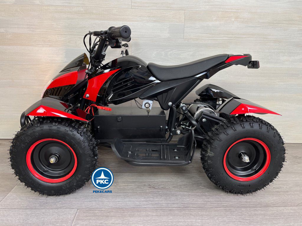 Quad electrico para niños Cobra 36V 800W Rojo asiento en polipiel