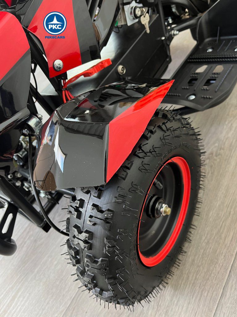 Quad electrico para niños Cobra 36V 800W Rojo ruedas neumáticas