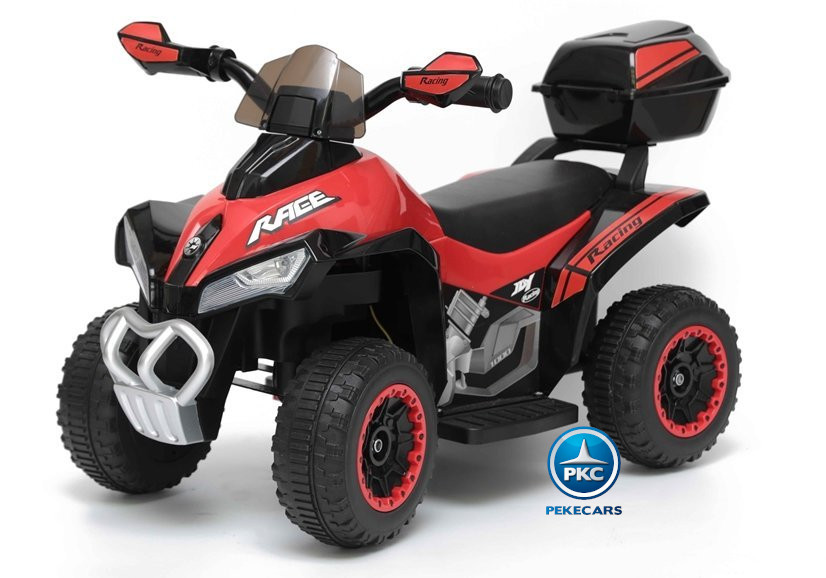 Quad electrico racing 6v rojo