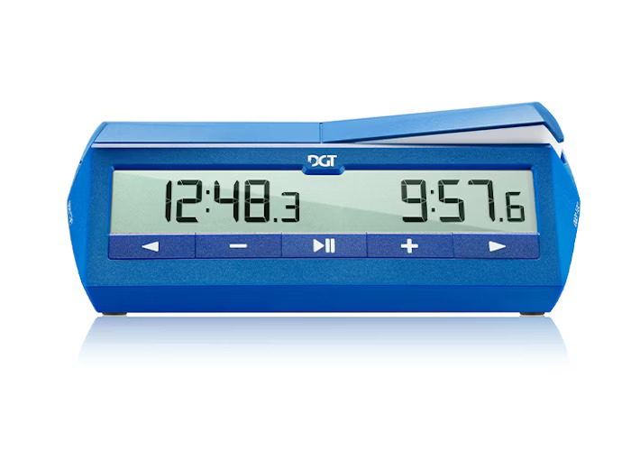 Reloj digital para ajedrez DGT 1500 color azul