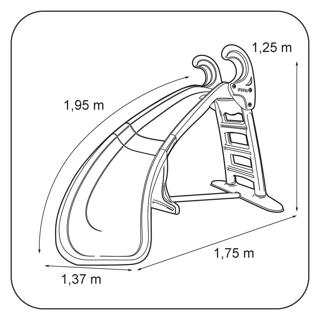 TOBOGAN WATER CURVE SLIDE FEBER 3