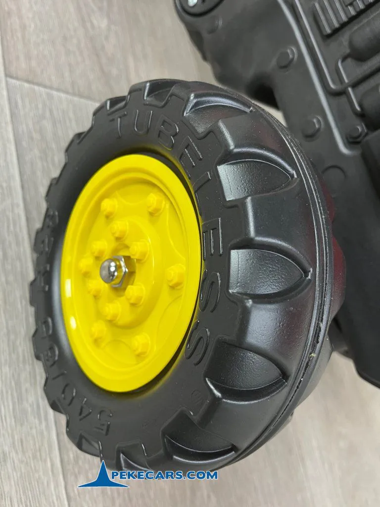 Tractor a pedales infantil con pala remolque y excavadora