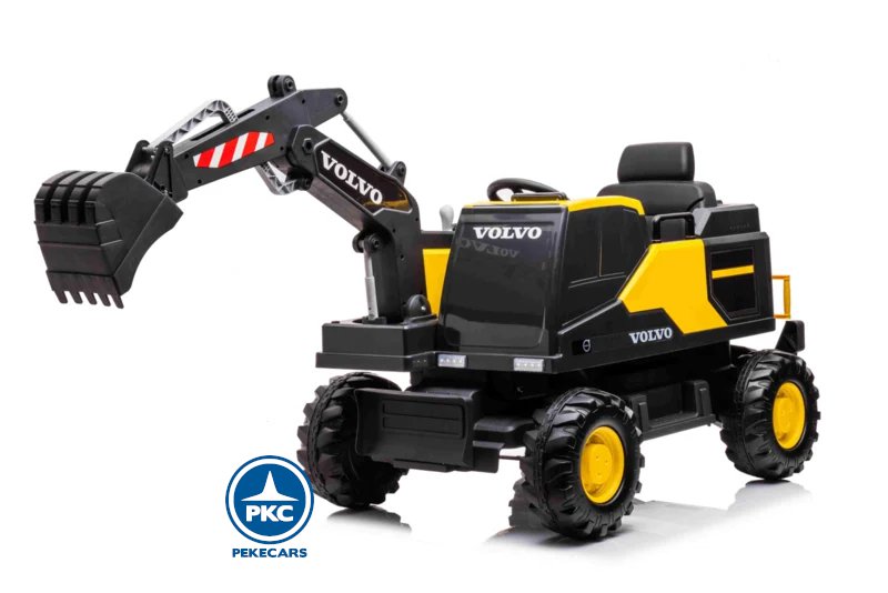 tractores infantiles excavadora volvo amarilla