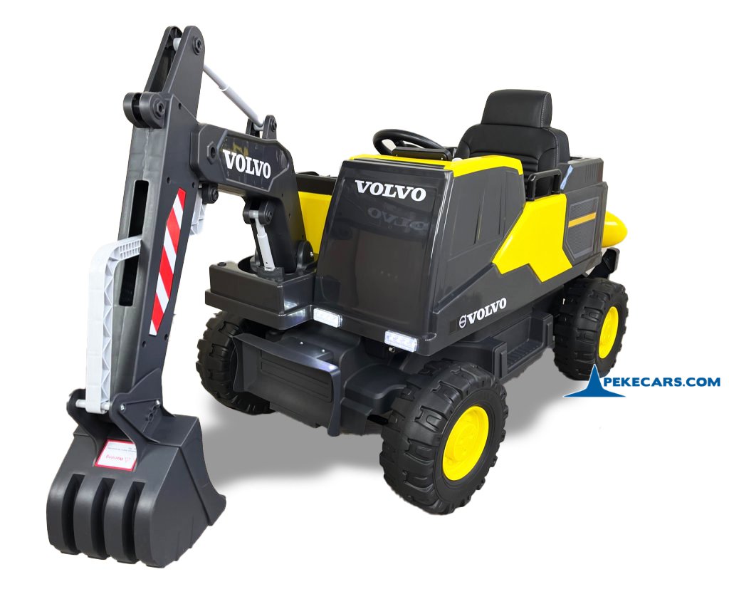 Excavadora Volvo 12V 2.4G Amarilla