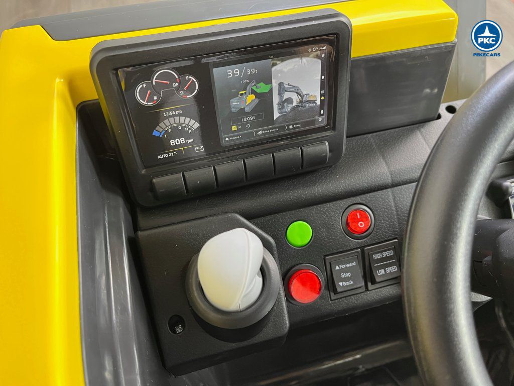 excavadora volvo amarilla tractores infantiles