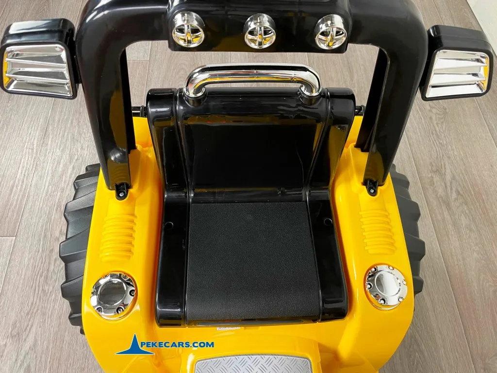 TRACTOR ELÉCTRICO PALA EXCAVADORA DELANTERA 12V 2.4G S/H SPEED CAT STYLE detalle detras