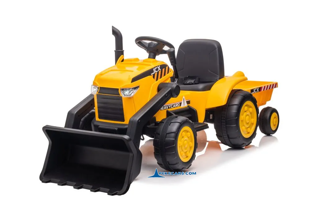 Tractor Electrico Peketrac 3100 12V 2.4G Amarillo