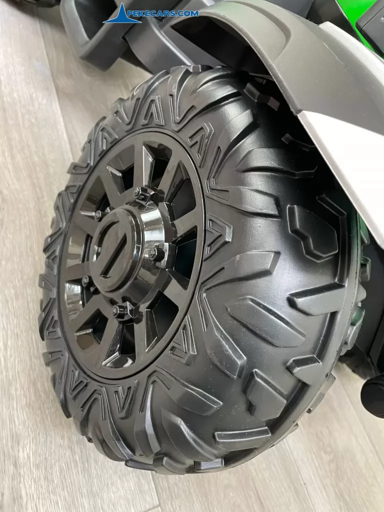 tractores infantiles peketrac 5200 24v verde ruedas