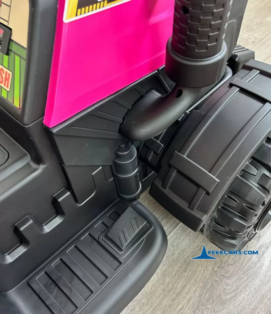 tractores infantiles peketrac 6100 24v rosa
