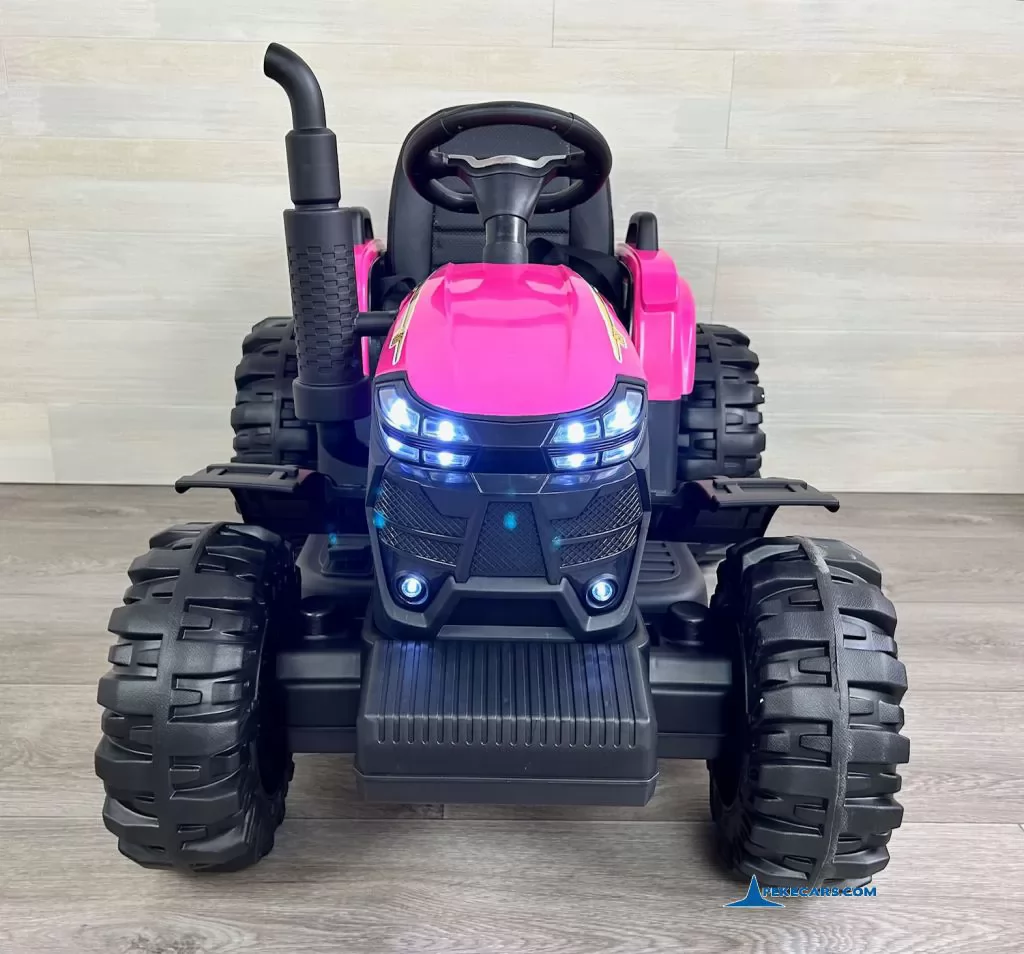 tractores infantiles peketrac 6100 24v rosa
