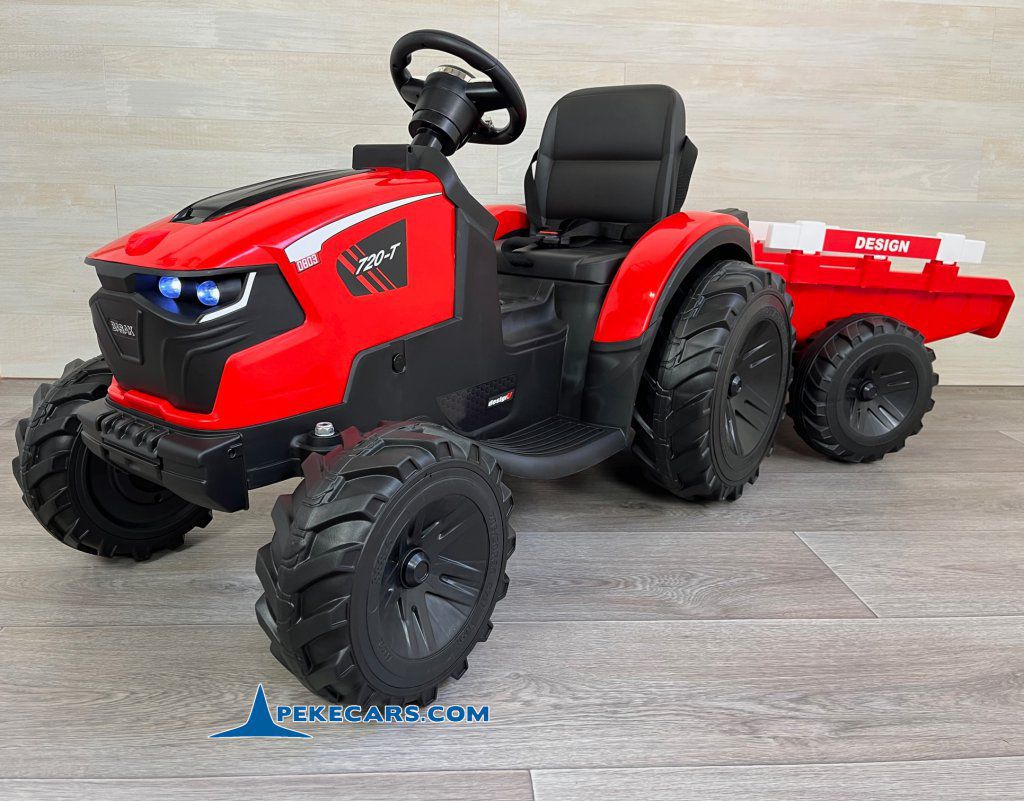 tractor electrico peketrac 8100 24v rojo