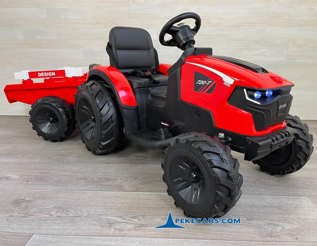 tractor a bateria peketrac 8100 24v rojo