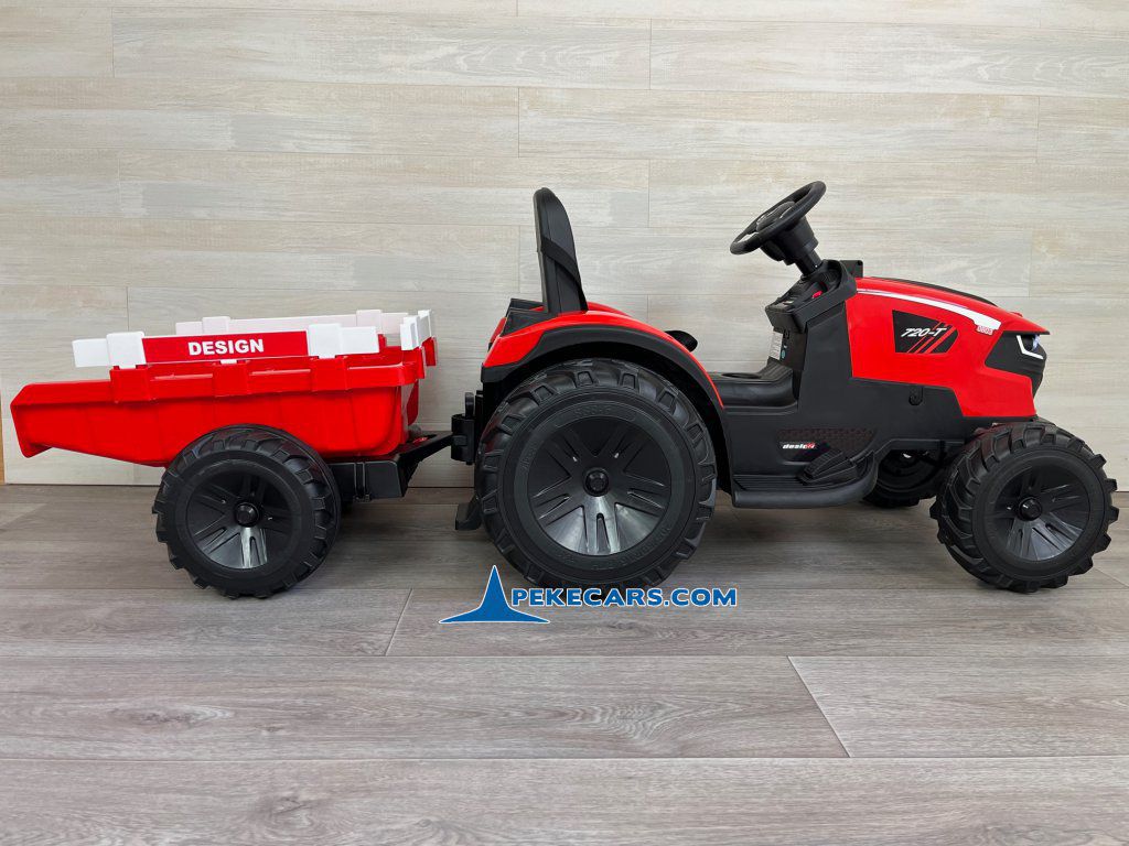 tractor de bateria peketrac 8100 24v rojo