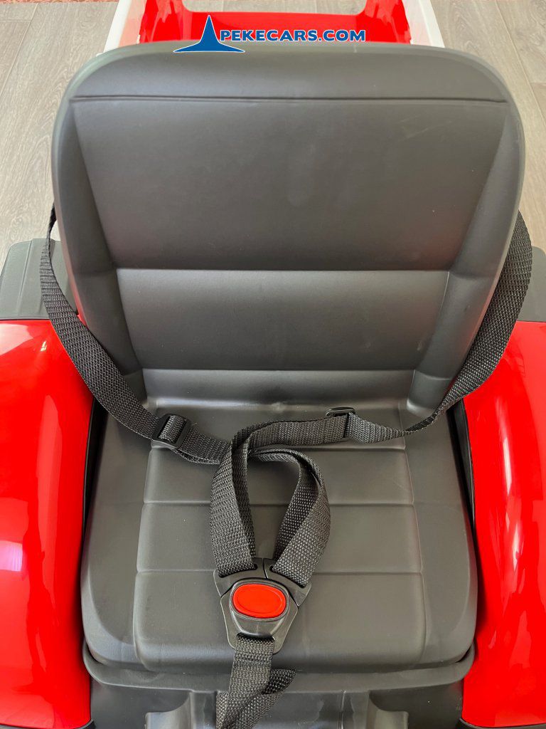 tractor electrico niños peketrac 8100 24v rojo