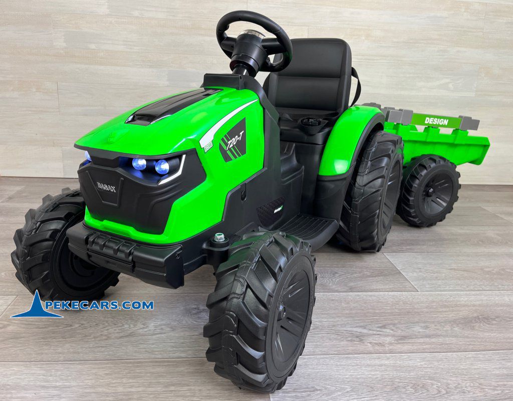tractor electrico peketrac 8100 24v verde