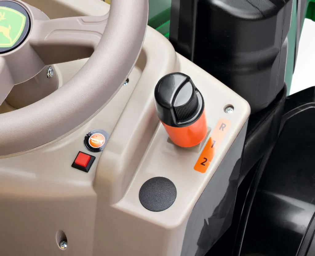 Tractor Eléctrico Infantil John Deere Dual Force 2 Plazas 12V - zoom marchas