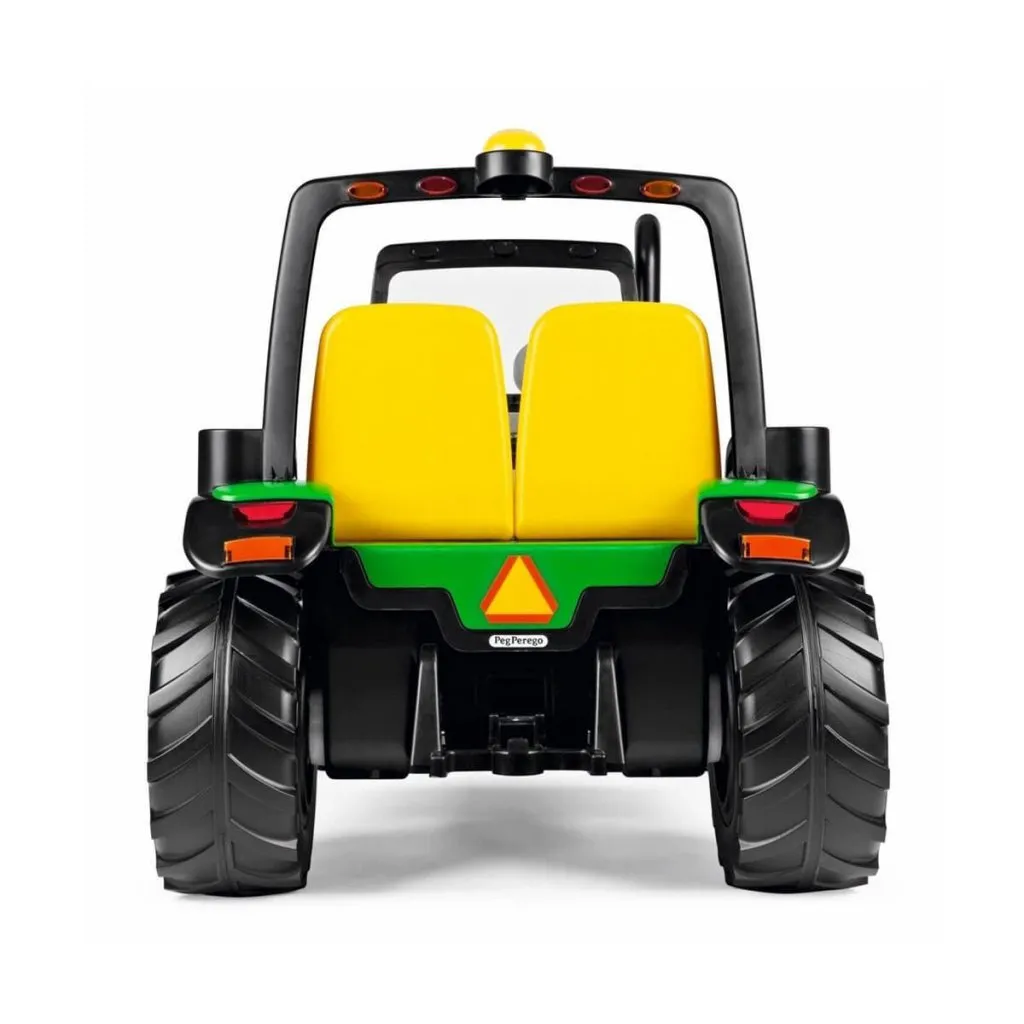 Tractor Eléctrico Infantil John Deere Dual Force 2 Plazas 12V - trasera