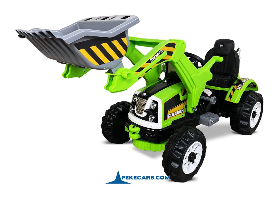 TRACTOR ELÉCTRICO CON PALA DELANTERA 12V VERDE CLASS SYTLE