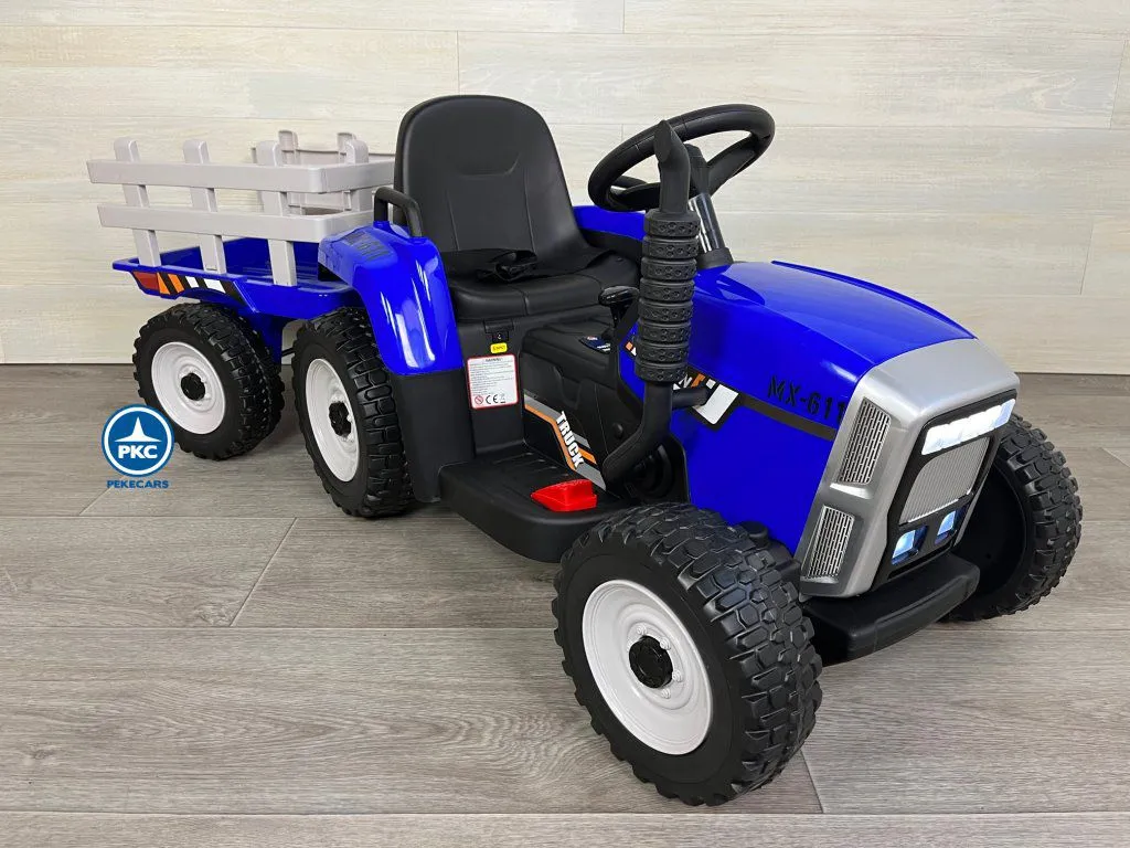 tractor bateria niño Peketrac 5100 12V Azul