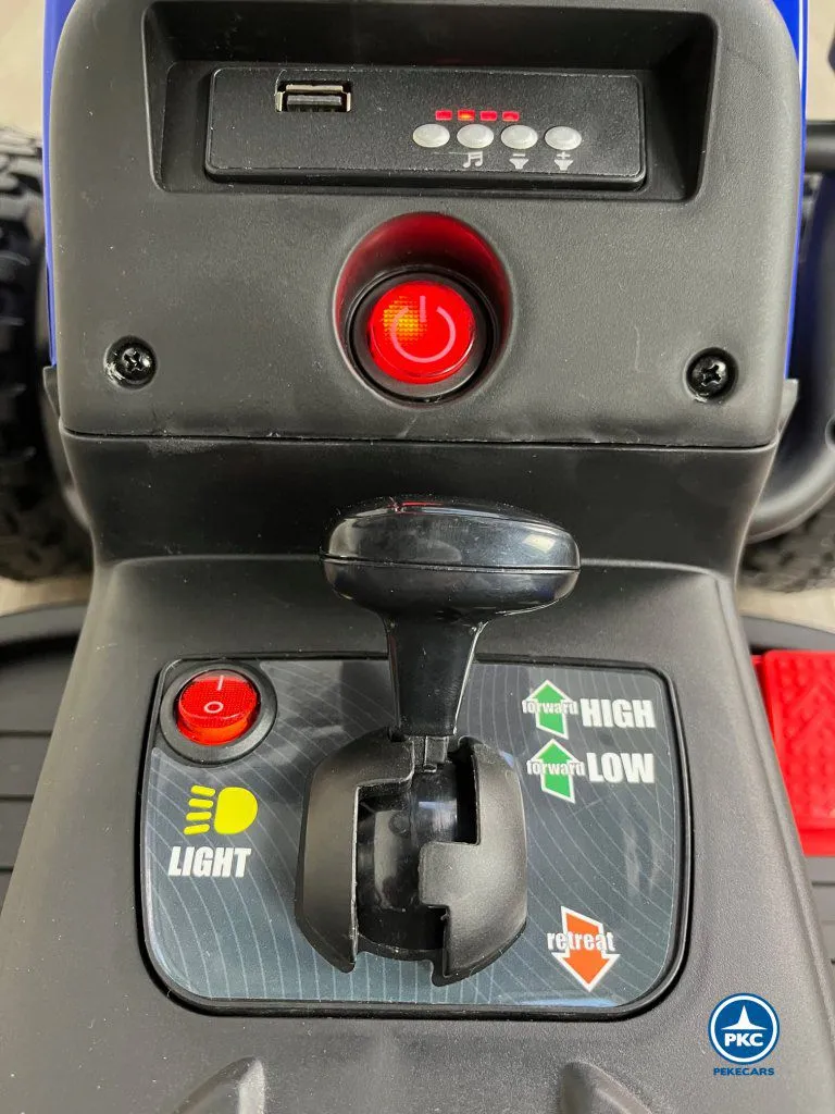 tractor electrico infantil Peketrac 5100 12V Azul