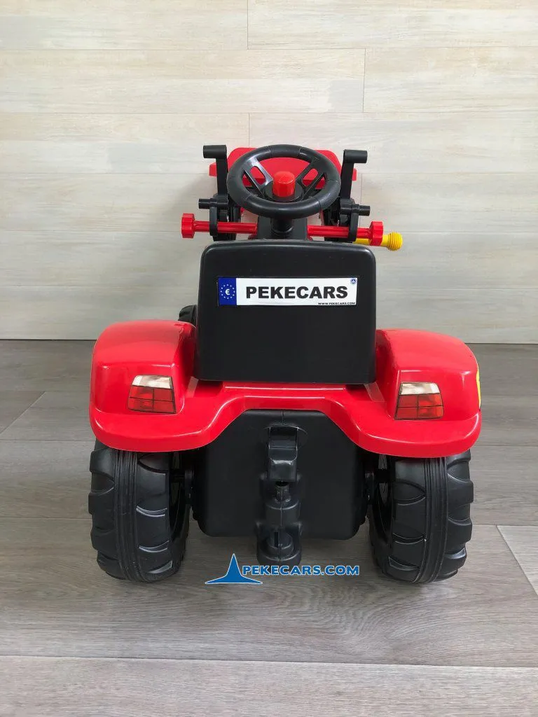 Tractor a pedales 3005 con remolque y pala delantera trasera