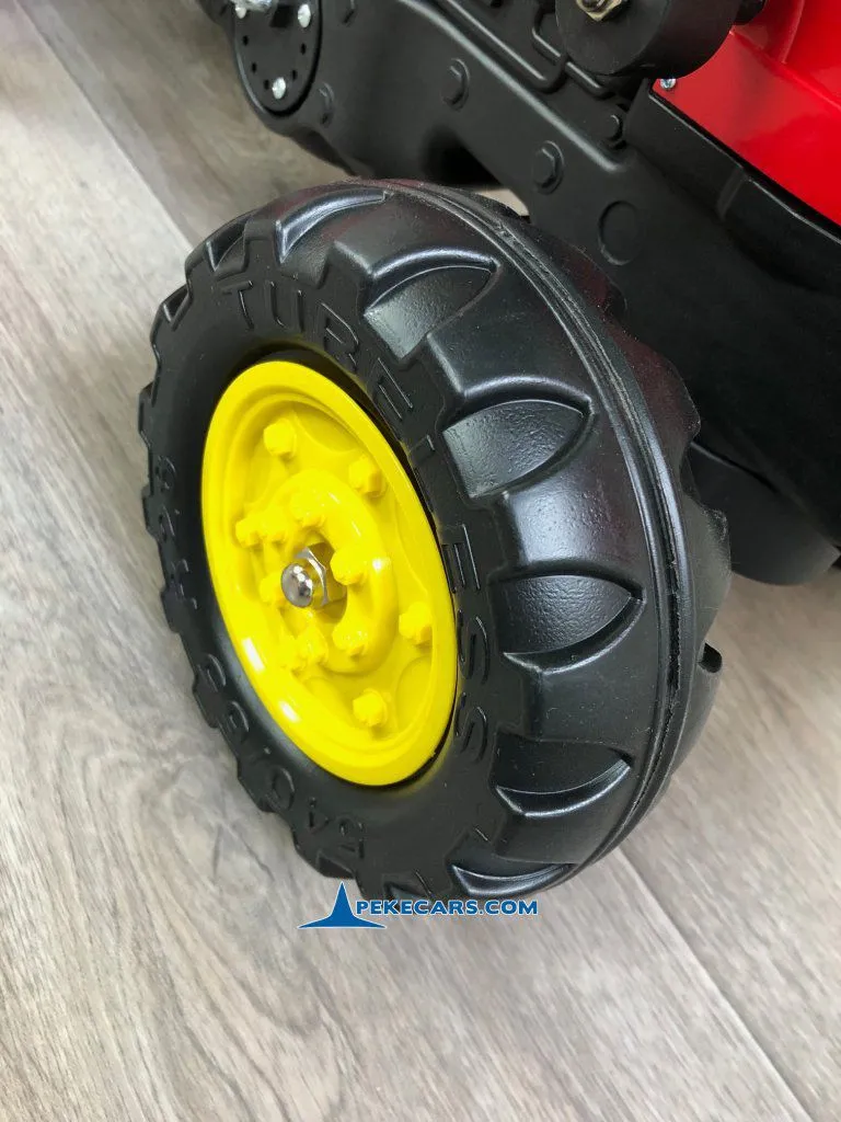 Tractor a pedales 3005 con remolque y pala delantera