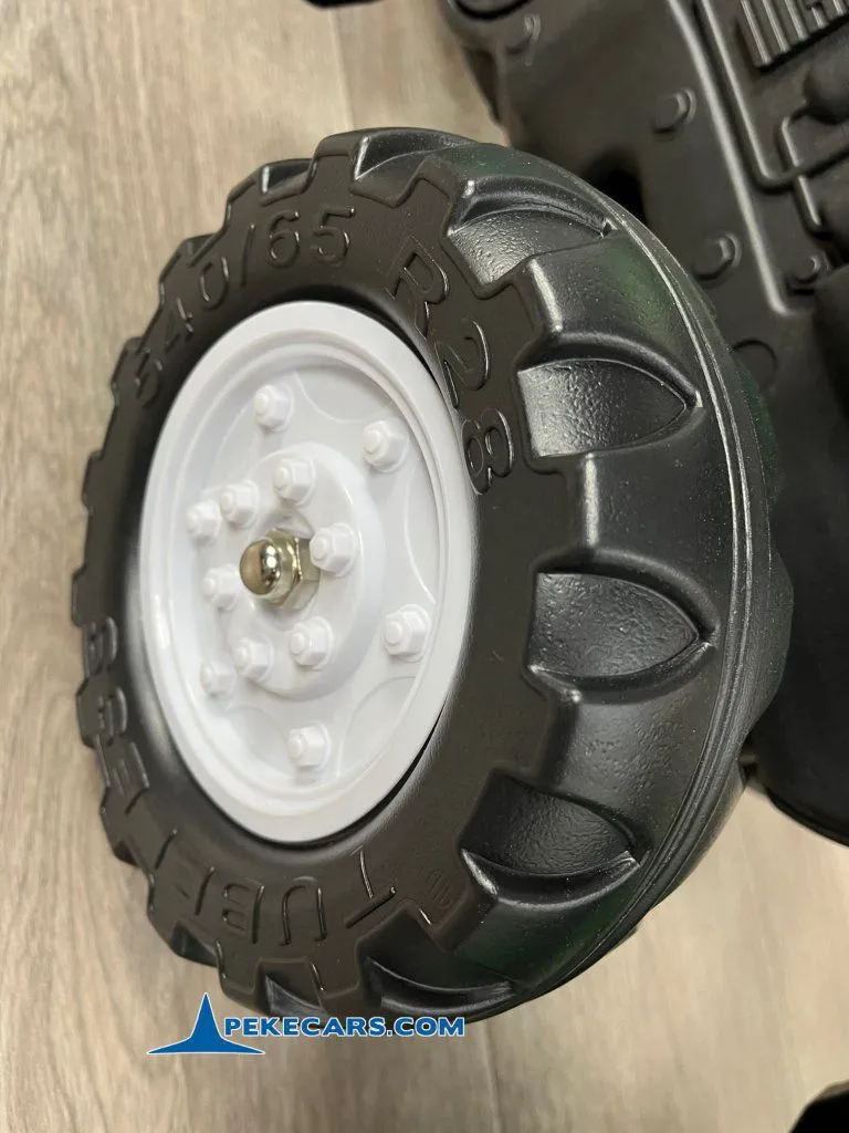 Tractor a pedales para niños Verde con Remolque y Pala ruedas