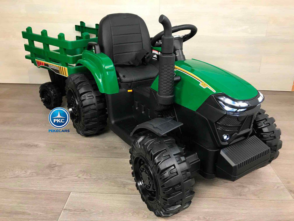 Tractor electrico Peketrac 6100 Verde vista de lado derecho