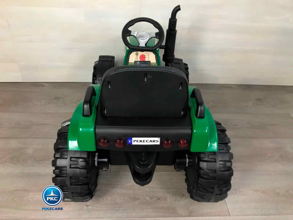 Tractor electrico Peketrac 6100 Verde vista trasera