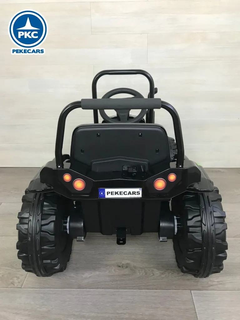 Tractor Electrico Peketrac 4100 12V 2.4G Verde - vista trasera