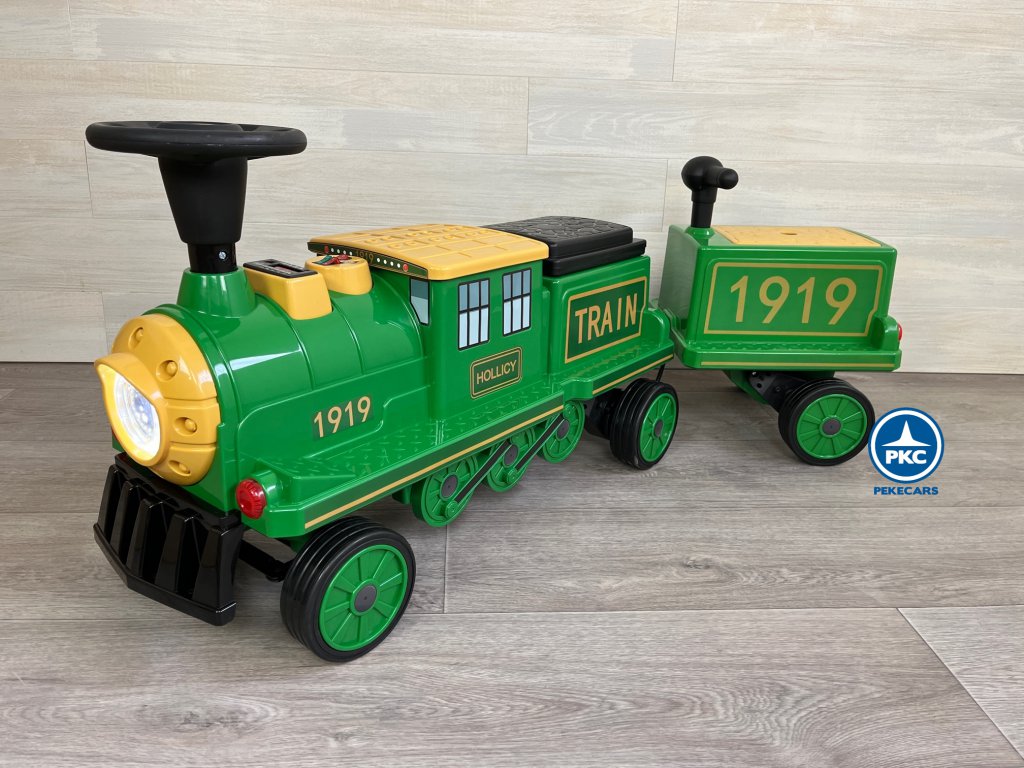 Tren electrico clasico 1919 12V Verde perspectiva